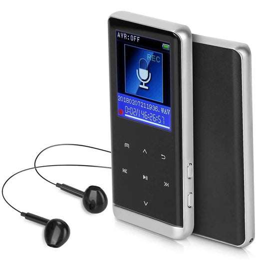 Wireless MP3 Player with Voice Recorder, 32GB Digital Music HiFi